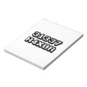 31337 H4X0R NOTIZBLOCK (Rotiert)