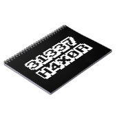 31337 H4X0R NOTIZBLOCK (Linke Seite)