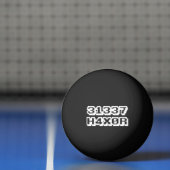 31337 H4X0R Ping-Pong BALL (Netto)