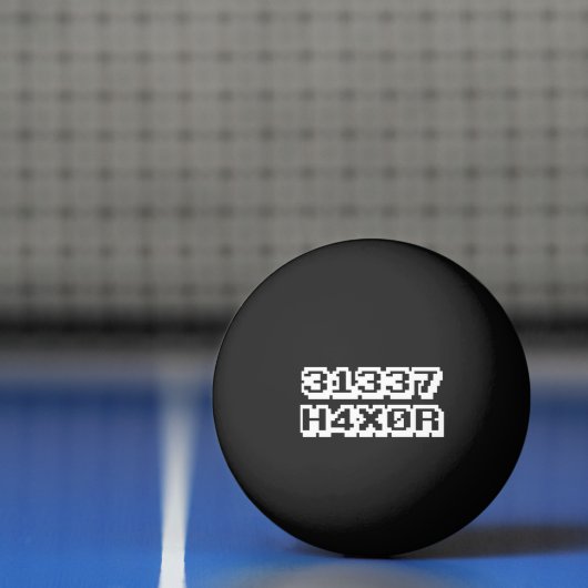 31337 H4X0R Ping-Pong BALL (Netto)