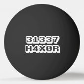 31337 H4X0R Ping-Pong BALL (Rückseite)