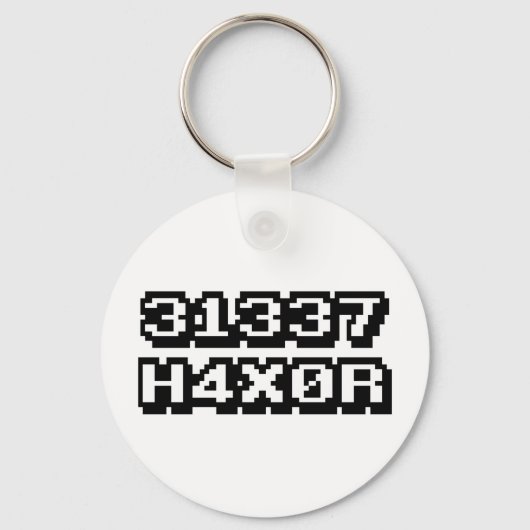 31337 H4X0R SCHLÜSSELANHÄNGER (Vorderseite)