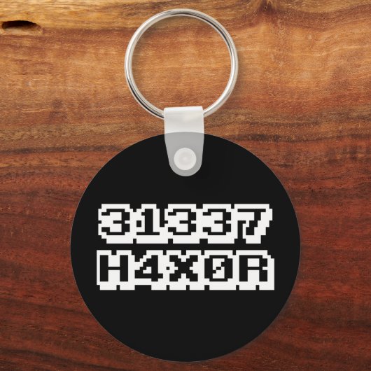 31337 H4X0R SCHLÜSSELANHÄNGER (Vorderseite)