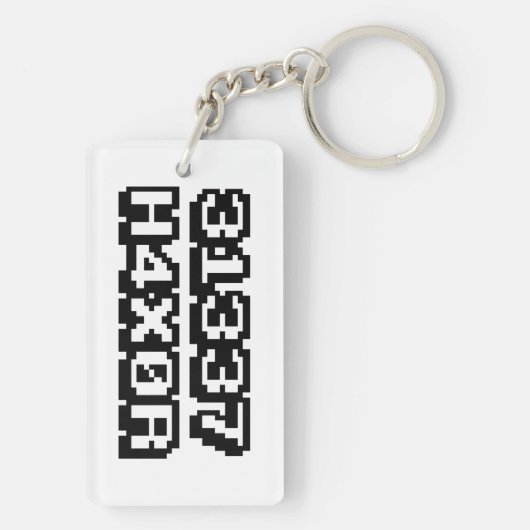 31337 H4X0R SCHLÜSSELANHÄNGER (Rückseite)