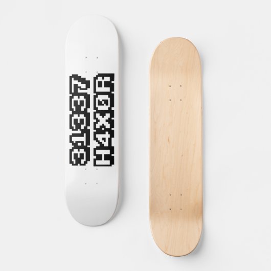 31337 H4X0R SKATEBOARD (Vorderseite)