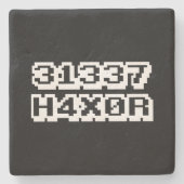 31337 H4X0R STEINUNTERSETZER (Vorderseite)