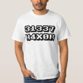 31337 H4X0R T-Shirt (Vorderseite)