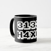 31337 H4X0R TASSE (Vorderseite Links)
