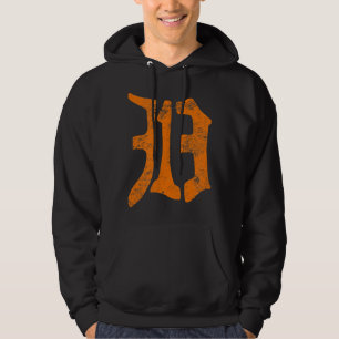 313 Detroit Michigan Vintage Old English D Bereich Hoodie