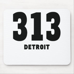 313 Detroit Mousepad