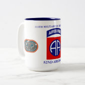 313. MILITÄRISCHE INTELLIGENZ-BATTALION-TASSE ZWEIFARBIGE TASSE (Vorderseite Links)