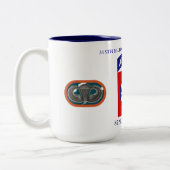 313. MILITÄRISCHE INTELLIGENZ-BATTALION-TASSE ZWEIFARBIGE TASSE (Links)