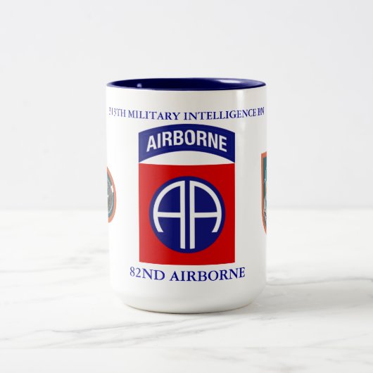 313. MILITÄRISCHE INTELLIGENZ-BATTALION-TASSE ZWEIFARBIGE TASSE (Mittel)