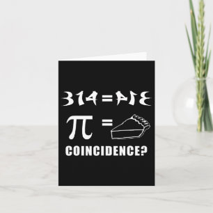 314 (pi) Equal Pie Zufall Happy Pi Tag 3-14 m Karte
