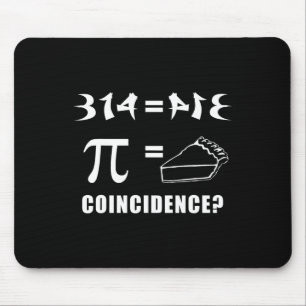 314 (pi) Equal Pie Zufall Happy Pi Tag 3-14 m Mousepad