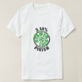314 % Pirish Irish Clover Pi Day St Patric T-Shirt (Design vorne)