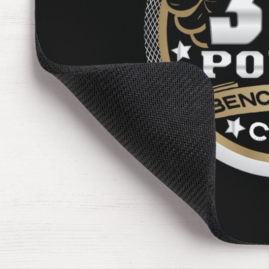 315 Pound Bench Press Club For Powerlifter Weightl Mousepad (Ecke)