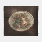 315 Rosen Fleecedecke (Vorderseite (Horizontal))
