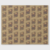 315 Rosen op2 Geschenkpapier (Flach)