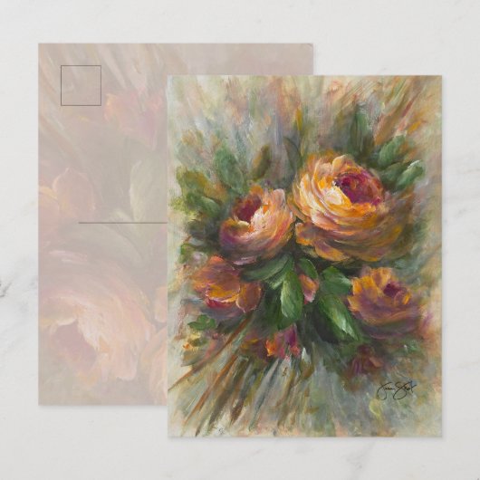 315 Rosen Postkarte (Vorne/Hinten)
