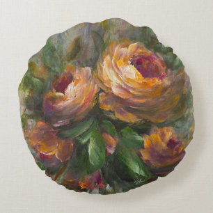 315 Rosen Rundes Kissen