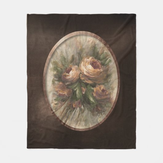 315 Roses Fleecedecke (Vorderseite)