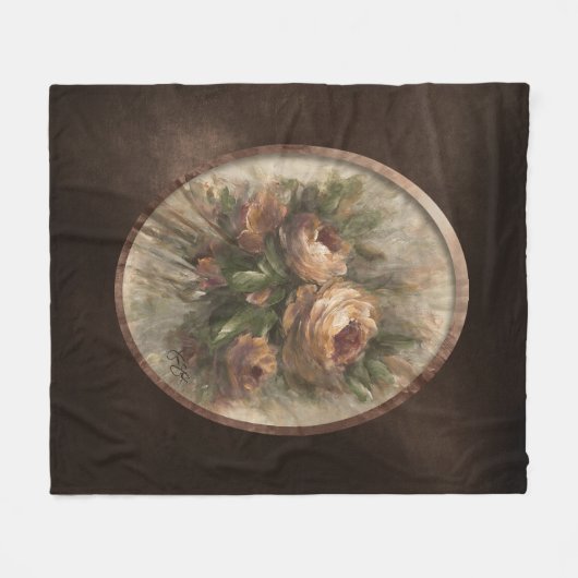 315 Roses Fleecedecke (Vorderseite (Horizontal))