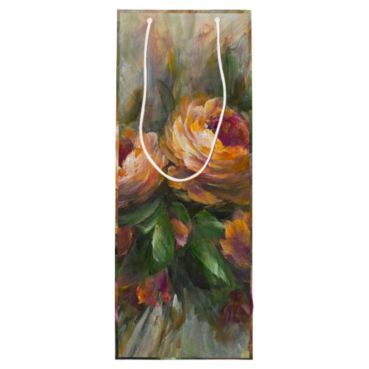 315 Roses Geschenktüte Für Weinflaschen (Rückseite)