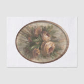 315 Roses oval Seidenpapier (Vorderseite)