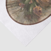 315 Roses oval Seidenpapier (Ausschnitt)