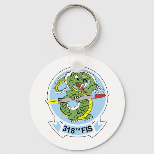 318. Kämpfer-Abfangjäger-Squadron Schlüsselanhänger (Vorderseite)