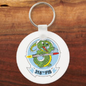 318. Kämpfer-Abfangjäger-Squadron Schlüsselanhänger (Vorderseite)
