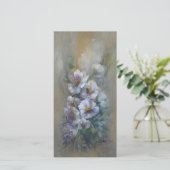 318 white floral 4 x 8" card (Stehend Vorderseite)