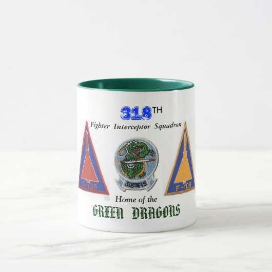 318TH Kämpfer-Auffänger-Geschwader Tasse (Zentrum)
