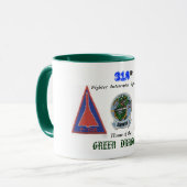 318TH Kämpfer-Auffänger-Geschwader Tasse (Vorderseite Links)