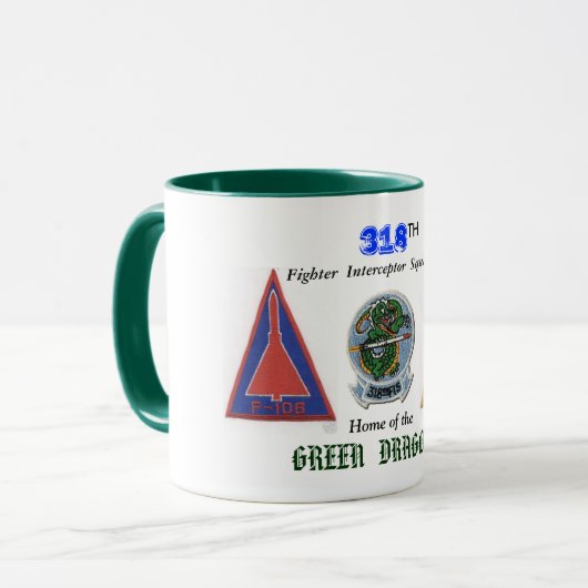318TH Kämpfer-Auffänger-Geschwader Tasse (Vorderseite Links)