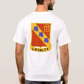 319th Feld-Artillerie-Wappen T-Shirt (Rückseite)