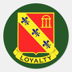 319th Gepanzerte Feld-Artillerie Rgt (im Flugzeug) Runder Aufkleber