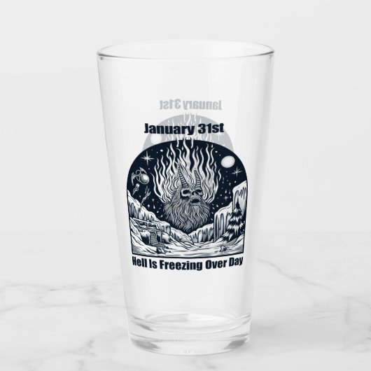 31.01. - Die Hölle friert über Tag Glas (Vorderseite)