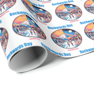 31.01. - Rückwärts Tag Geschenkpapier
