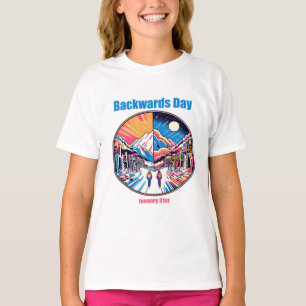 31.01. - Rückwärts Tag T-Shirt
