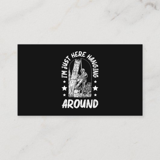 31.Arborist for a Tree trimmer Visitenkarte (Vorderseite)