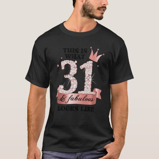 31 & Fabulous I Rose And White Party Group Candid T-Shirt (Vorderseite)