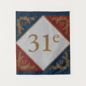 31. Fahne Wandteppich (Vorderseite)