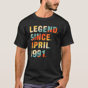 31. Geburtstag 31 Jahre alte Legende seit April 19 T-Shirt