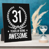 31. Geburtstag (31 Jahre Phantastisch) Fotoplatte (Seite)