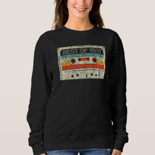 31. Geburtstag Best of 1991 Cassette Tape 31 Jahre Sweatshirt