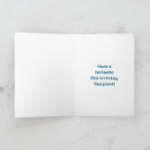 31. Geburtstag: Fun Rainbow #, Individuelle Name & Karte (Innenseite)