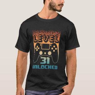 31. Geburtstag für Männer Level 31 freigeschaltet T-Shirt