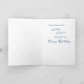 31. Geburtstag Hund in Sonnenbrille Karte (Innenseite)